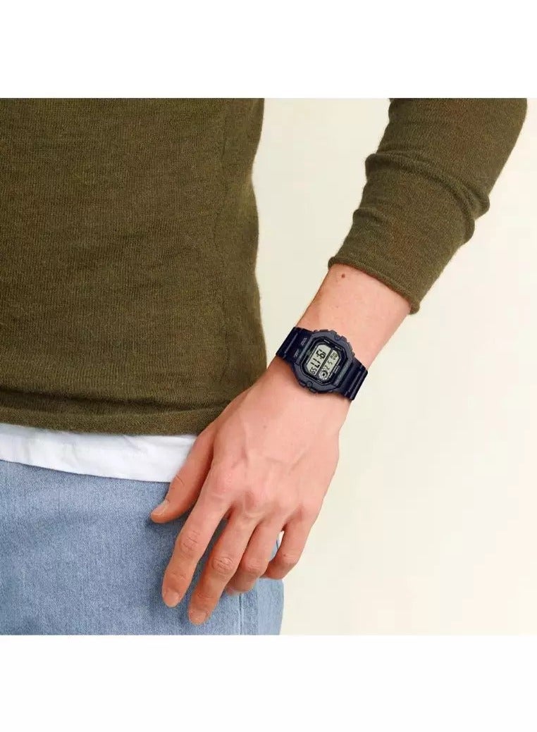 كاسيو ساعة كاسيو شوك الرقمية للرجال WS-1400H-1AV بسوار من الراتنج الأسود للرجال - Image 2